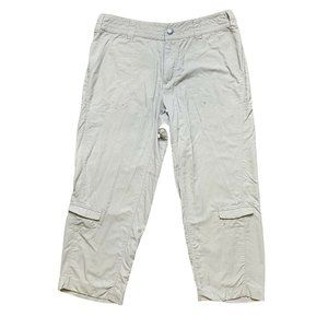 Columbia Titanium Packable Capris Cargo Pants Women's 10 Hiking Lightweight